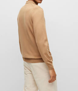 เสื้อสเวตเตอร์คอวี แขนยาว ผ้าวิสโคส/คอตตอน สำหรับฤดูหนาว  ปักโลโก้ด้านหน้า  เสื้อถักสำหรับผู้ชาย - Product Image 5