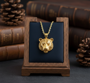 925 argent rhodium lien chaîne collier tenue quotidienne ours Animal pendentif plaqué or minimaliste bouddhisme mode cadeau pour les femmes - Product Image 5