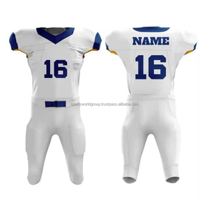 เครื่องแบบอเมริกันฟุตบอลแห้งเร็วระบายอากาศได้ดีสำหรับผู้ชายปรับแต่งได้ไซส์ใหญ่พิเศษมีลายพิมพ์ - Product Image 6