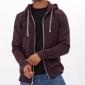 Venta al por mayor de calidad de lujo 100% algodón sudaderas con capucha de gran tamaño Unisex peso pesado invierno Streetwear cremallera larga transpirable de talla grande - Product Image 2