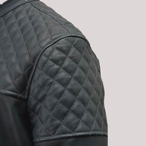 Veste en cuir véritable de vache 2026, coupe ajustée, style motard, veste bomber vintage de luxe, streetwear élégant pour l'hiver - Product Image 4