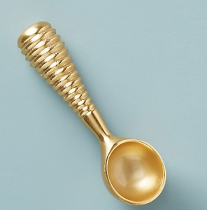 Pelle à glace multifonctionnelle en acier inoxydable avec finition dorée - Product Image 1