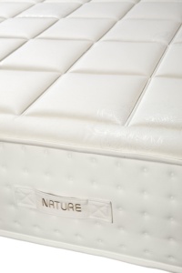 Materasso a molle insacchettate di lusso premium in tessuto naturale, durevole con sistema multi-aria e nucleo traspirante - Product Image 2