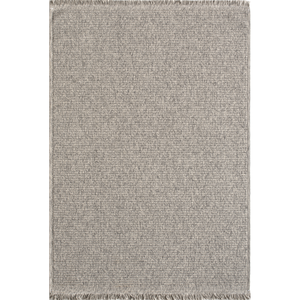 Alfombra de Fibra Sintética Resistente BR006 de Kilim Gris de Tejido Plano para Dormitorio, Estudio, Sala de Estar y Habitaciones Infantiles - Product Image 1