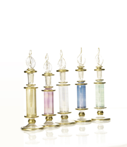 Botella de Perfume de Vidrio Dorado Líquido, Lujosa, Soplada a Mano, Ecológica, de Egipto, con Capacidad de 15-100 ml, GRAND BAZAAR EGYPT, Coleccionable - Product Image 6
