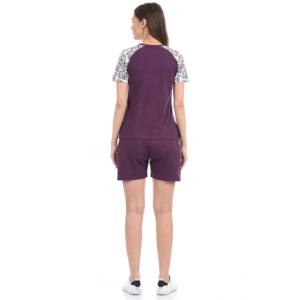 Conjunto doble de verano de manga corta para mujer de último diseño a la moda/ropa deportiva conjunto doble de mujer Camiseta de algodón de verano con pantalones cortos - Product Image 6