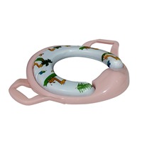 Pot de toilette portable pour enfants, motif animal, pour l'apprentissage de la propreté des bébés garçons, avec un adorable motif de grenouille de dessin animé, en plastique