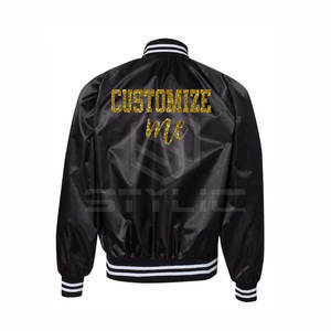 Venta en línea para adultos Chaquetas de satén hechas en la mejor calidad Chaquetas de invierno de satén con diamantes de imitación para hombres En stock - Product Image 2