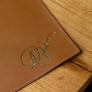 Mantel Individual de Cuero Genuino Repujado de Lujo para Mesa de Comedor de Restaurante, Resistente, a Prueba de Olores, Cómodo y Resistente al Calor - Product Image 3