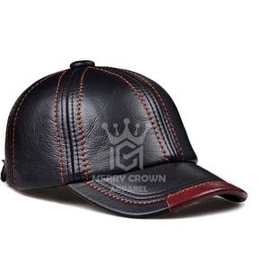 OEM Wholesale Latest waterproof Leather cap for winter use in <b>top</b> quality windproof classic cap for men's - Product Image 1