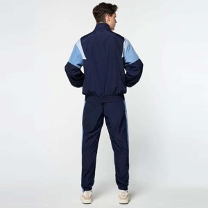 Chaqueta deportiva de bloque de color unisex-Chaqueta atlética moderna y cómoda para trotar, trajes casuales y actividades al aire libre - Product Image 3