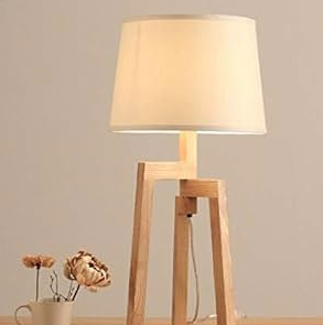 Base de Lámpara de Trípode de Madera de Diseño (Madera Maciza) - Product Image 6