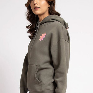 เสื้อฮู้ดผู้ชายแบบสวมหัวสั่งทำพร้อมโลโก้ขายส่ง ผ้าฝ้ายฟลีซ 100% ระบายอากาศได้ดี กันน้ำ ทรงโอเวอร์ไซส์ มีกระเป๋า เหมาะสำหรับฤดูหนาว - Product Image 3