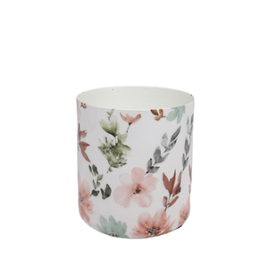Florero y maceta de metal de diseño clásico decorativo para el hogar, maceta con acabado esmaltado, hecho a mano, personalizado - Product Image 1