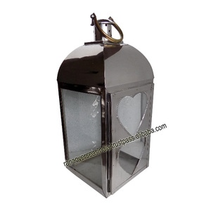 Linternas colgantes de velas decorativas de Metal y vidrio para eventos de fiesta en casa uso interior y exterior - Product Image 1