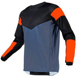 Conception de logo personnalisé séchage rapide qualité supérieure prix abordable confortable maillot de moto de course motocross - Product Image 2