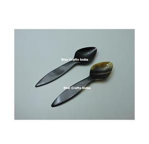 ชุดอุปกรณ์เสิร์ฟสลัดทำจากเขาควายขัดเงาอย่างดี ผลิตในอินเดีย ยี่ห้อ Star Crafts อุปกรณ์ครัวรุ่นใหม่ - Product Image 1