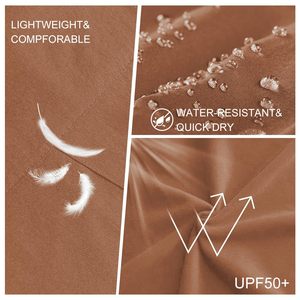 กางเกงปีนเขากลางแจ้งลำลองสำหรับผู้ชายกางเกงวิ่งปีนเขากันน้ำมีหลายกระเป๋ากางเกงป้องกันรังสียูวีของผู้ชาย - Product Image 4