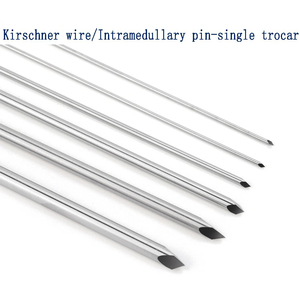 Alambre de Kirschner Doble, Clavo Intramedular Manual de Acero Inoxidable, Instrumentos Quirúrgicos Ortopédicos Veterinarios para Cirugía Animal - Product Image 2