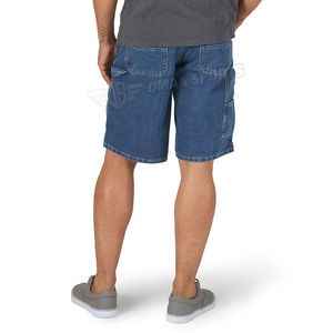 Pantalones cortos de mezclilla holgados de talle alto de gran tamaño ecológicos de alta calidad personalizados para pantalones cortos de mezclilla para hombre - Product Image 4