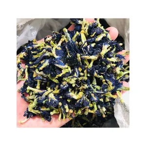 경쟁력있는 가격 Die Dou Hua 제품 블루 컬러 꽃 도매 말린 나비 완두콩 꽃