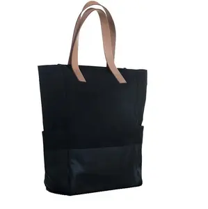 Новый дизайн, индивидуальная тканевая пляжная сумка с инициалом, подарочная сумочка, Женская однотонная хлопчатобумажная Холщовая Сумка-тоут с молнией