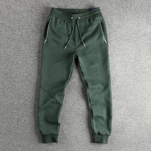 Pantalones Deportivos Casuales de Felpa para Hombre, Primavera 2026, Color Liso, con Cordón Ajustable, Estilo Juvenil, Ajustados al Tobillo - Product Image 1