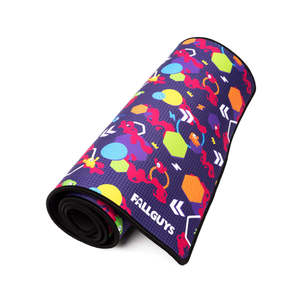 Alfombrilla de ratón XL cuadrada térmica impresa para el juego Fall Guys, impermeable, con carga inalámbrica, accesorios de ordenador en stock - Product Image 3