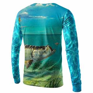 Nouveau design 2023 séchage rapide à manches longues anti-UV protégé chemise de pêche personnalisée chemises de performance de sublimation complète - Product Image 2