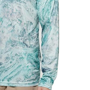 Camisa de pesca deportiva sólida de manga larga para hombre de la mejor calidad con protección UV Impresión digital personalizada transpirable - Product Image 6