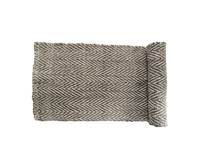Tapis en jute tissé à la main rustique La conception tuftée à la main ajoute confort et texture Idéal pour un usage quotidien à la maison