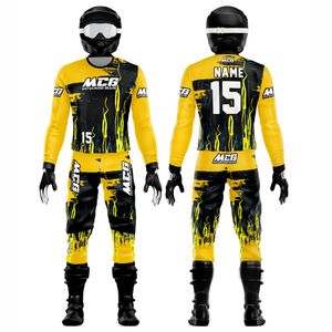 Top tendance Dirt Bike tout-terrain MX ATV et course de moto Élégant Silicone Impression par transfert de chaleur Motocross Racing Vêtements Porter - Product Image 1