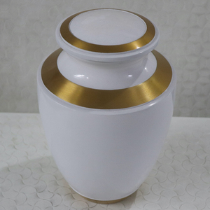 โกศเผาศพที่ทำด้วยมืออันสวยงามพร้อมการออกแบบเชิงเส้นสำหรับเก็บขี้เถ้าของมนุษย์หรือสัตว์เลี้ยงเป็นเวลานานเป็นหน่วยความจำ - Product Image 6