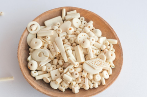 Perles rondes en os de buffle de qualité supérieure, sculptées à la main, style tribal, pour les créateurs de mode, les artisans, approvisionnement en vrac, AZ ENTERPRISES - Product Image 4