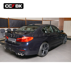 Pour <span class=keywords><strong>BMW</strong></span> F30 F80 G20 G80 M3 F10 G30 F90 G60 G68 G90 M5 CS 2011-2026 Aileron de coffre arrière style AC en carbone sec - Product Image 5