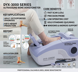 Densitomètre osseux à ultrasons <span class=keywords><strong>portable</strong></span> DYX3000 pour calcéna, équipement médical de clinique - Product Image 1