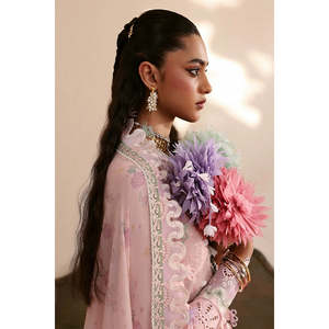 Suffuse LEENA Lujoso Vestido Bordado para Eid'26, Elegante Corte en A, Cuello Alto, TC-1556 - Product Image 4