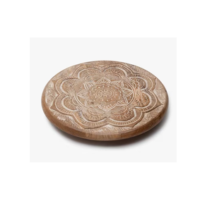 Plateau tournant en bois pour collations, plateau tournant de comptoir en gros, plateau de service pour vente chaude - Product Image 4