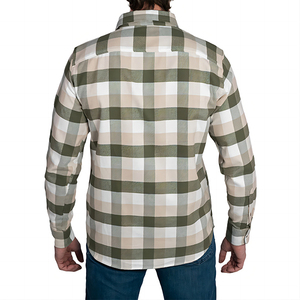 Camisa de Franela Transpirable para Hombre, Totalmente Personalizable, Nueva Moda, Camisa de Franela de Primera Calidad en Oferta a Precio Económico - Product Image 6