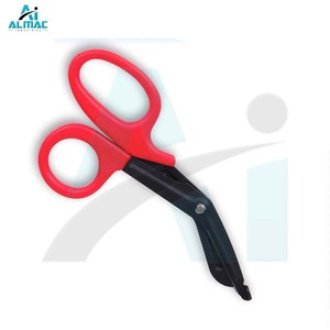 Tijeras de utilidad de diseño rojo y negro de primera calidad de ALMAC diseñadas para uso a largo plazo con cuchillas resistentes y cómodos bucles para los dedos - Product Image 3