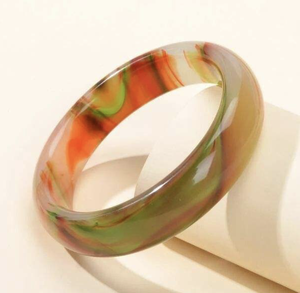 Handmade Colorful Resin Bangles Set Lightweight Durable and Trendy Fashion for <b>Women</b> Available for Sale - Product Image 3