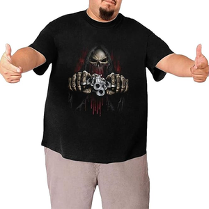 เสื้อยืดกราฟิกไซส์ใหญ่พิเศษของผู้ชายเสื้อยืดแฟชันระบายอากาศได้ดีสไตล์เข้ารูปแบบกำหนดเอง - Product Image 4