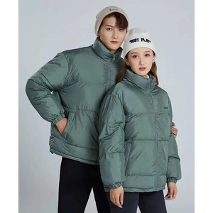 Custom Shiny Puffer <b>Jacket</b> Loose Fashion Thermal Shiny <b>Pink</b> Quilting <b>Jacket</b> Winter Warm Coats for Ladies Women - Product Image 2