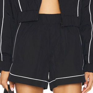 Ensembles de survêtement personnalisés en nylon et polyester imperméables, logo brodé personnalisé, coupe-vent, ensemble coupe-vent - Product Image 4