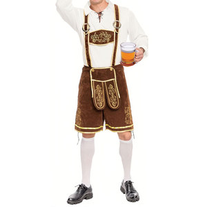 Pakistan Made Best Product Men Oktoberfest Lederhosen For Sale New High Quality Leather Oktoberfest Lederhosen For Men - Product Image 2