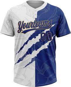 OEM 100 poliéster personalizado mundo clásico Cuba hombres sublimación liso béisbol Jersey OEM personalizado fabricante barato en blanco moda - Product Image 5
