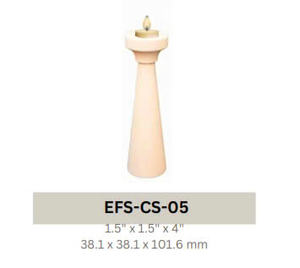 Portavelas artesanal de madera rústica con diseño único moderno/de mediados de siglo para velas de té de Navidad y Pascua y velas perfumadas - Product Image 3