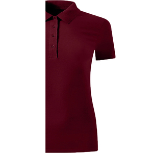 Camiseta de Manga Corta Estilo Inglés de Algodón 100% Tejido para Mujer con Logotipo Frontal en Relieve, Ecológica y Transpirable - Product Image 5