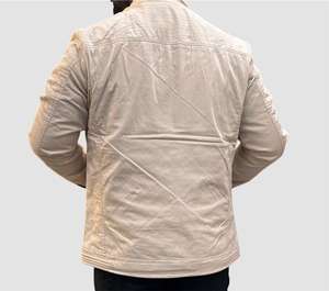 Chaqueta de Motociclista Vintage Casual para Hombre Bearfit, 100% Algodón, Corte Ajustado, Ecológica, Resistente al Viento, Transpirable, con Cremallera, Servicio OEM - Product Image 2