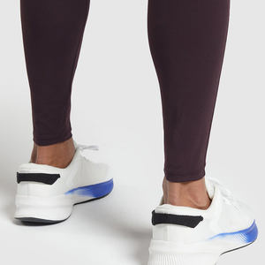 Pantalones de compresión atléticos para hombre, cintura elástica personalizada, secado rápido, transpirable, Spandex/poliéster, mallas de entrenamiento, ropa deportiva OEM - Product Image 6